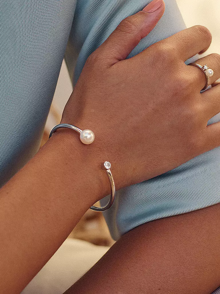 EDBLAD | Bracciale LUNA BANGLE Steel | Argento
