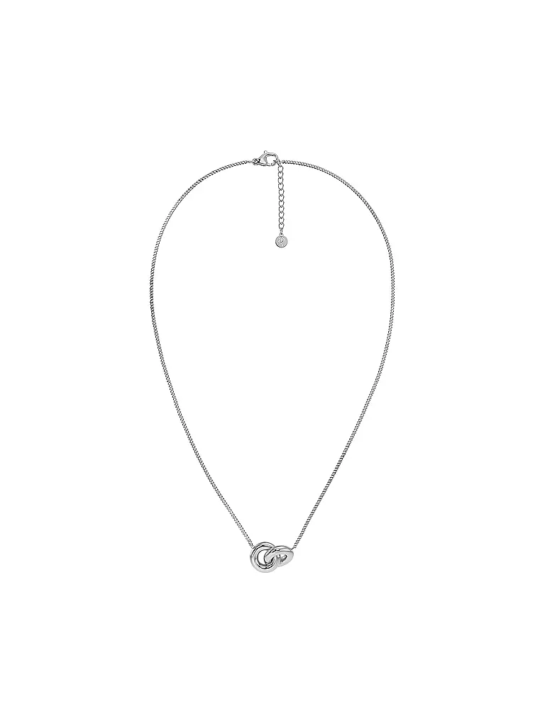EDBLAD | Collana CHUNKY ETERNAL NECKLACE Steel | Argento