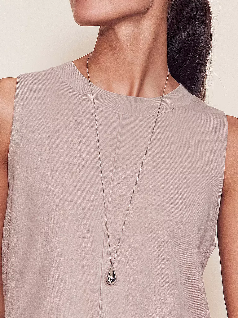 EDBLAD | Collana DROP NECKLACE Steel | Argento