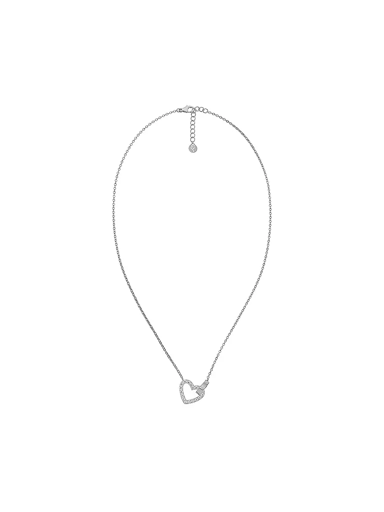 EDBLAD | Collana ETERNAL HEART NECKLACE Steel | Argento