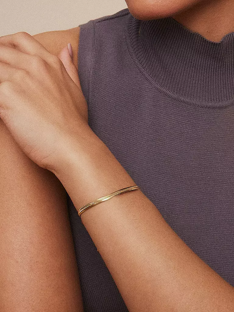 EDBLAD | Collana HERRINGBONE BRACELET | Oro