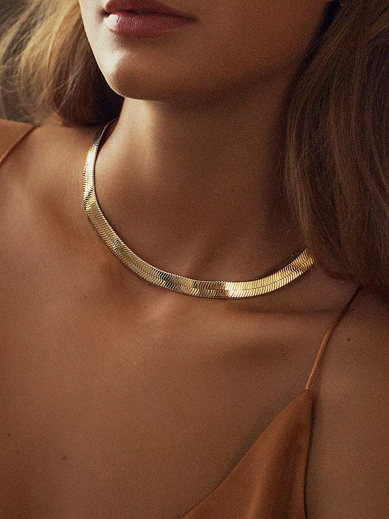 EDBLAD | Collana HERRINGBONE L Oro | Oro