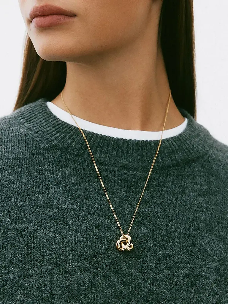 EDBLAD | Collana INFINITY KNOT NECKLACE Large | Oro