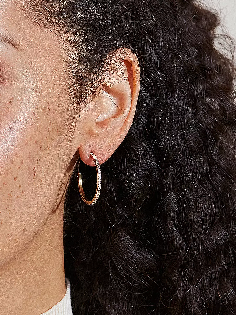 EDBLAD | Creole GLOW CREOLES MINI Large Oro | Oro