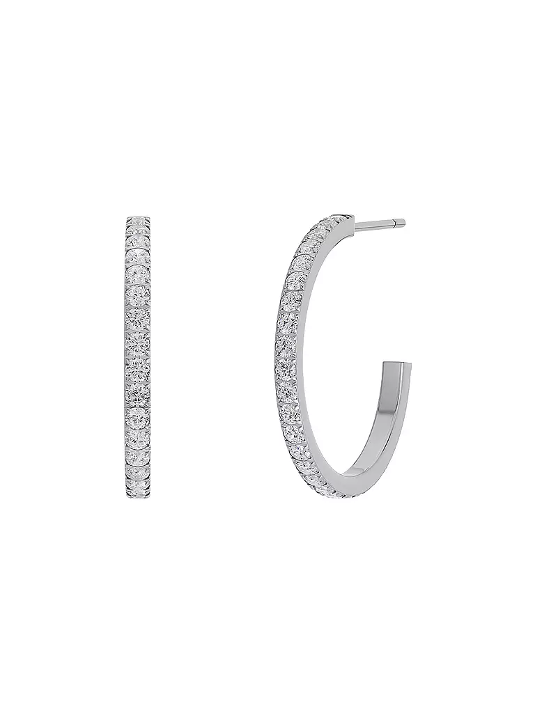 EDBLAD | Creole GLOW CREOLES MINI Medium Steel | Argento