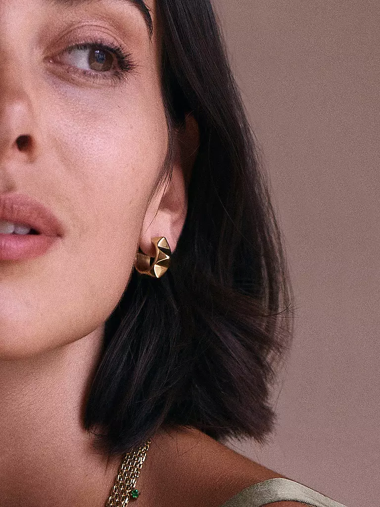EDBLAD | Creoli PEAK RIVET CREOLES Oro | Oro
