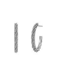 EDBLAD | Creoli TINSEL THIN CREOLES XSmall Steel | Argento