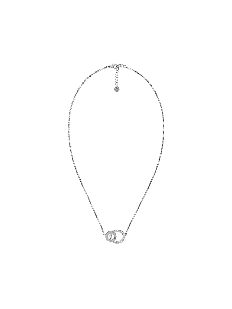 EDBLAD | Halskette ETERNAL ORBIT NECKLACE Steel  | Argento