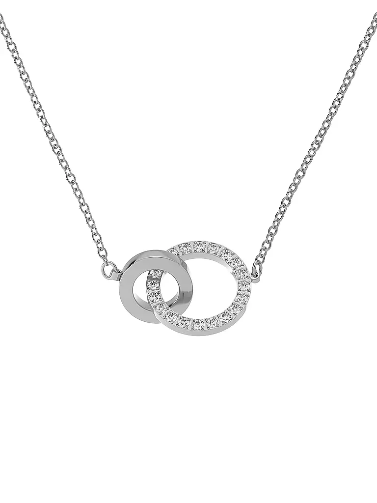 EDBLAD | Halskette ETERNAL ORBIT NECKLACE Steel  | Argento
