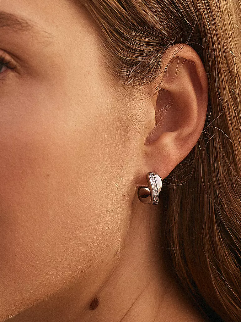 EDBLAD | Orecchini a cerchio ANDORRA Small Stell | Argento