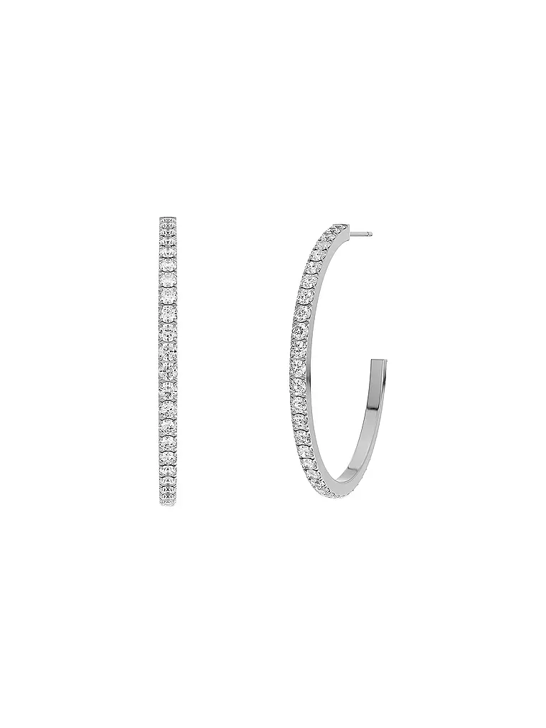 EDBLAD | Orecchini a cerchio GLOW CREOLES MINI Large Steel | Argento