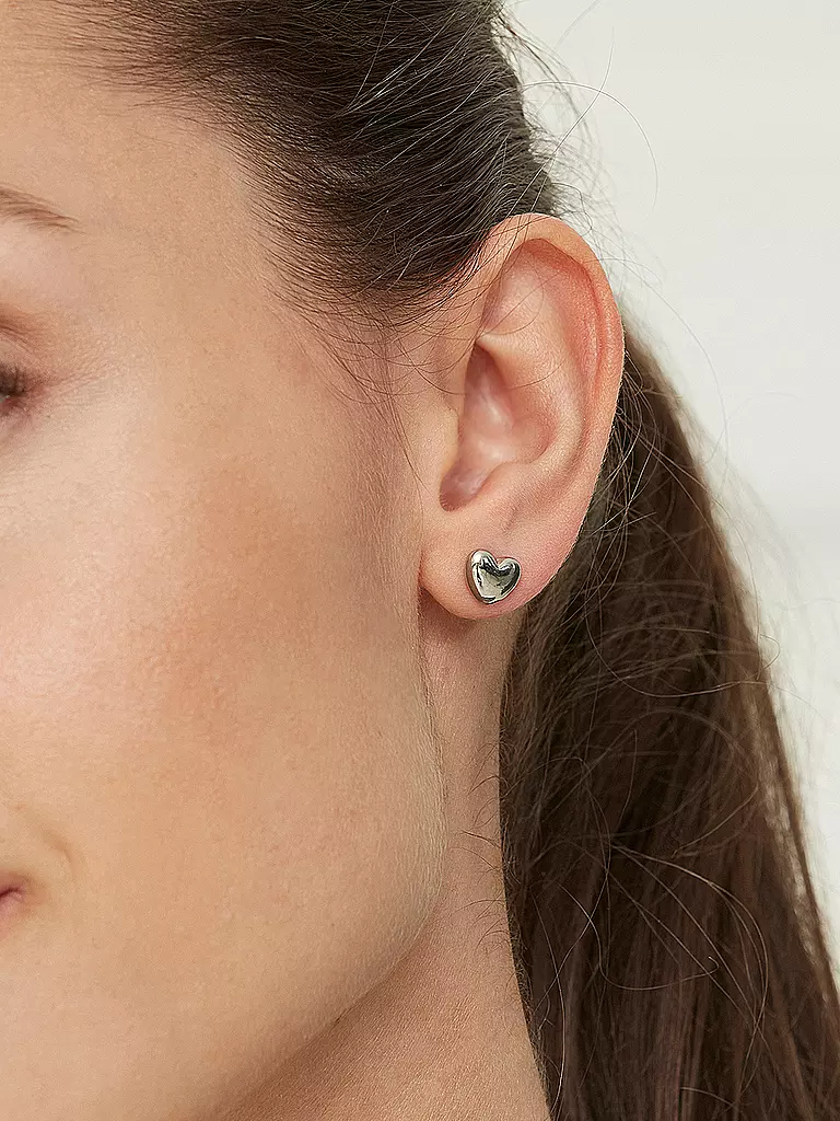 EDBLAD | Orecchini a perno BARLEY STUDS Steel | Argento