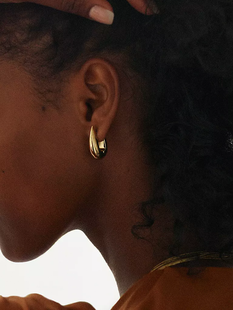 EDBLAD | Orecchini CREST HOOPS Large Oro | Oro