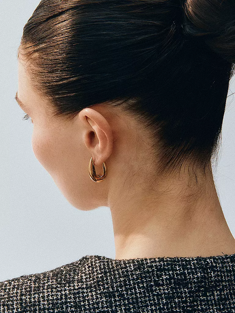 EDBLAD | Orecchini CREST HOOPS Large Oro | Oro