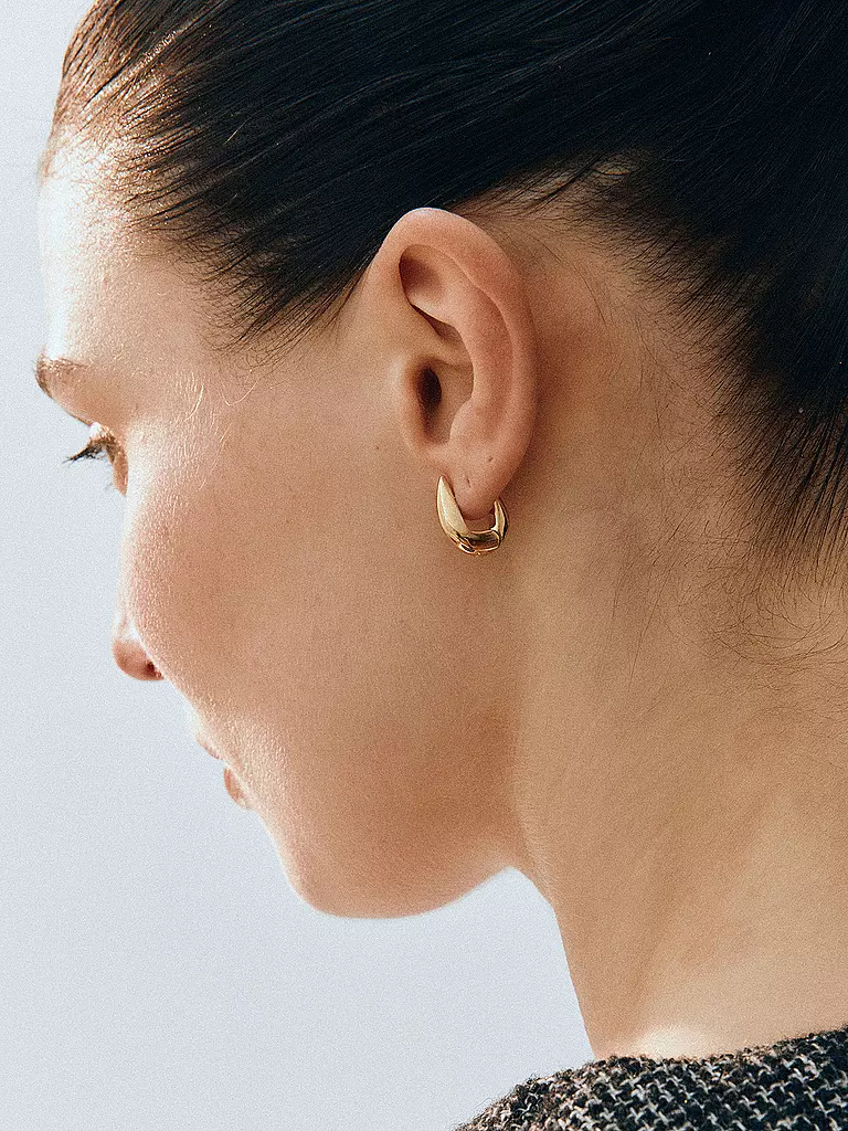 EDBLAD | Orecchini CREST HOOPS Small Oro | Oro