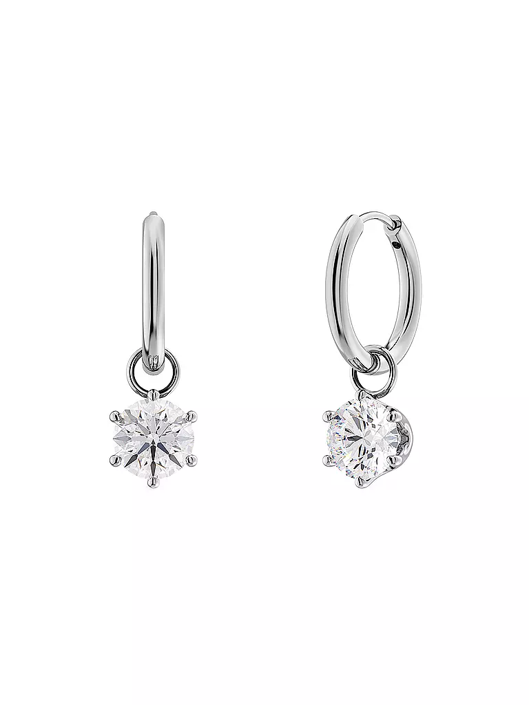 EDBLAD | Orecchini CROWN HOOPS Steel | Argento