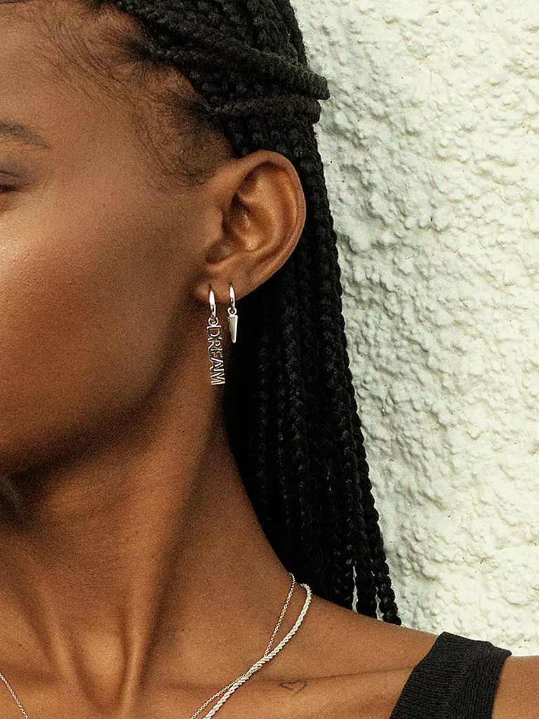 EDBLAD | Orecchini DREAM HOOPS Steel | Argento