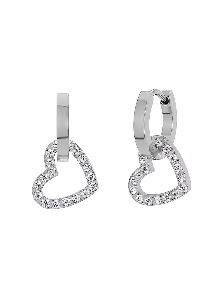 EDBLAD | Orecchini ETERNAL HEART EARRING Steel | Argento