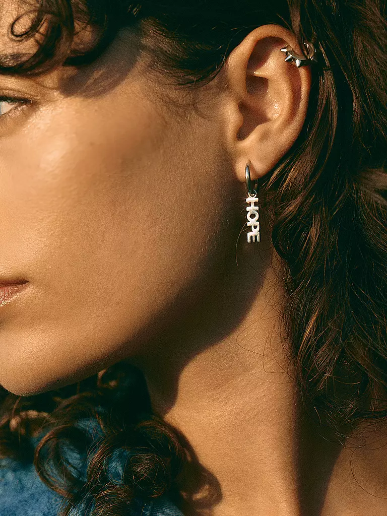 EDBLAD | Orecchini HOPE HOOPS Steel | Argento