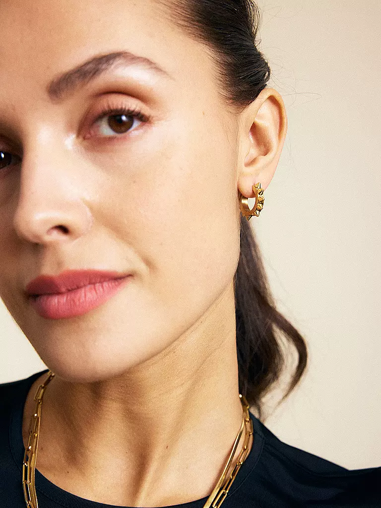EDBLAD | Orecchini PEAK HOOPS ICON Large Oro | Oro