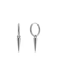 EDBLAD | Orecchini PEAK HOOPS Oro | Argento