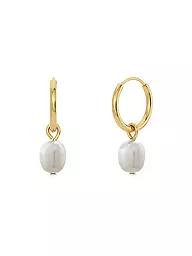 EDBLAD | Orecchini PERLA HOOPS Steel | Oro
