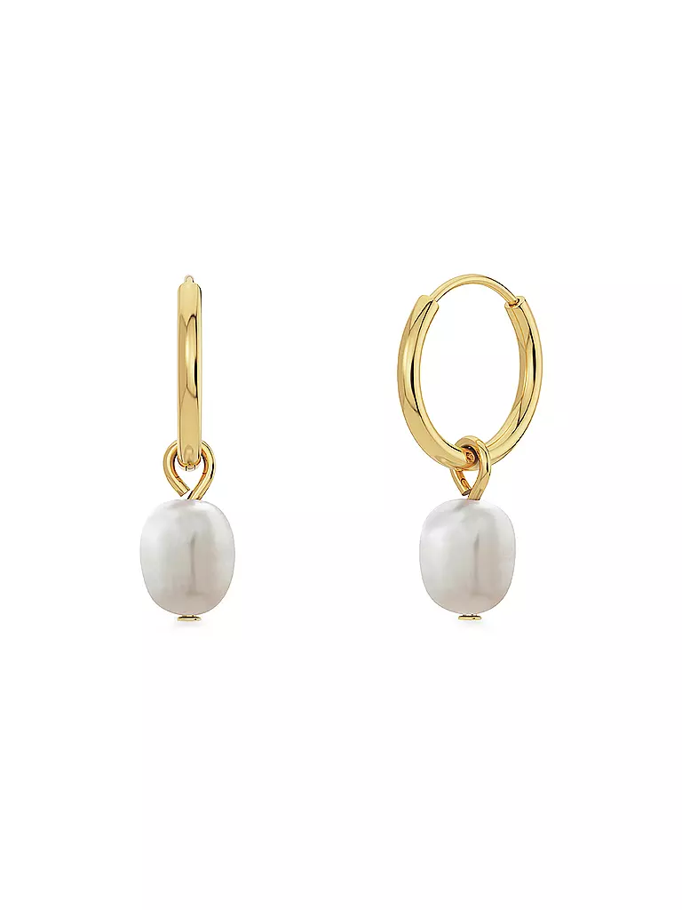EDBLAD | Orecchini PERLA HOOPS Oro | Oro