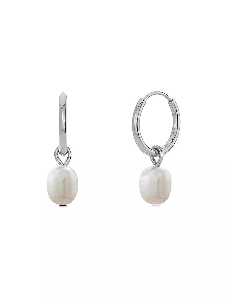 EDBLAD | Orecchini PERLA HOOPS Steel | Argento