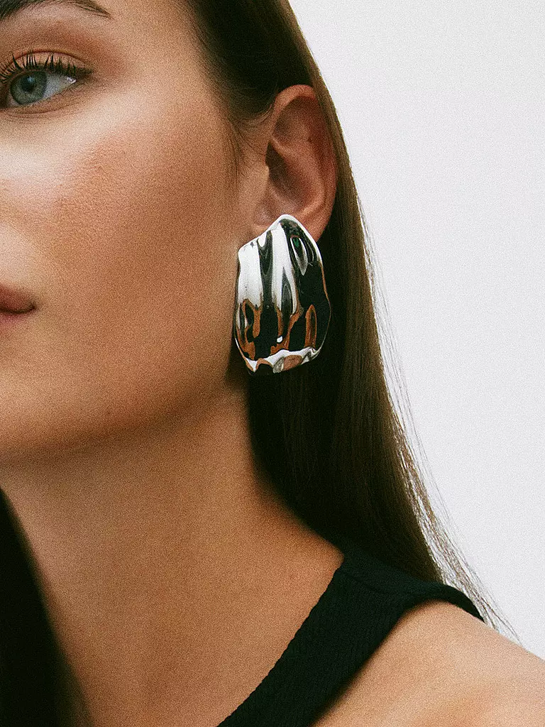 EDBLAD | Orecchini TIDAL Large Steel | Argento
