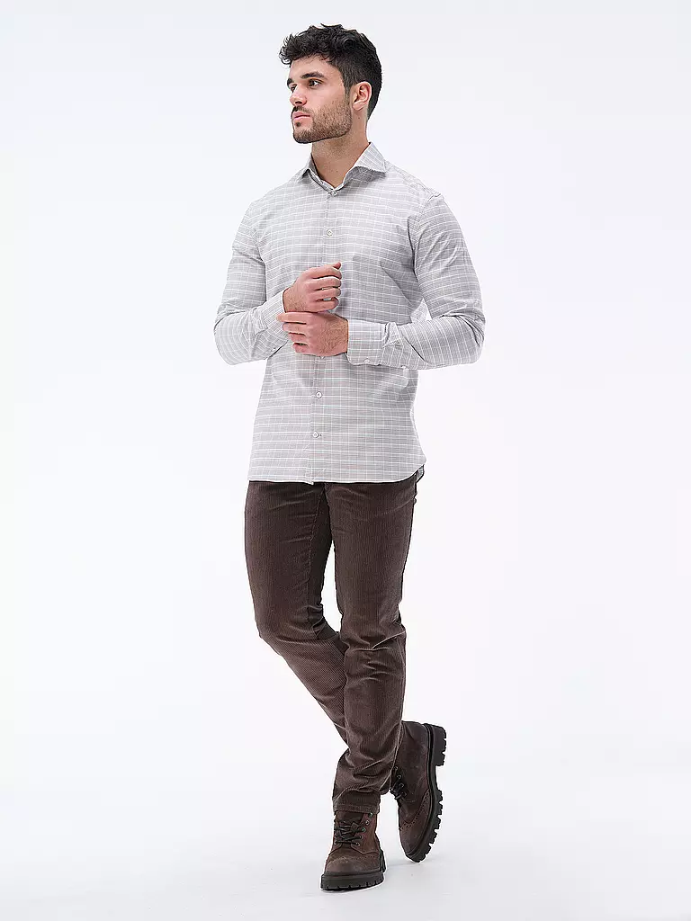 EDWARD COPPER | Camicia Tailored Fit | Beige