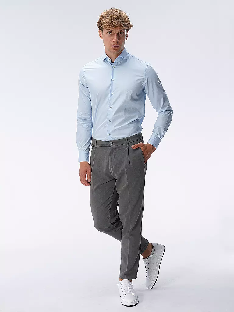 EDWARD COPPER | Hemd Tailored Fit | Blu chiaro