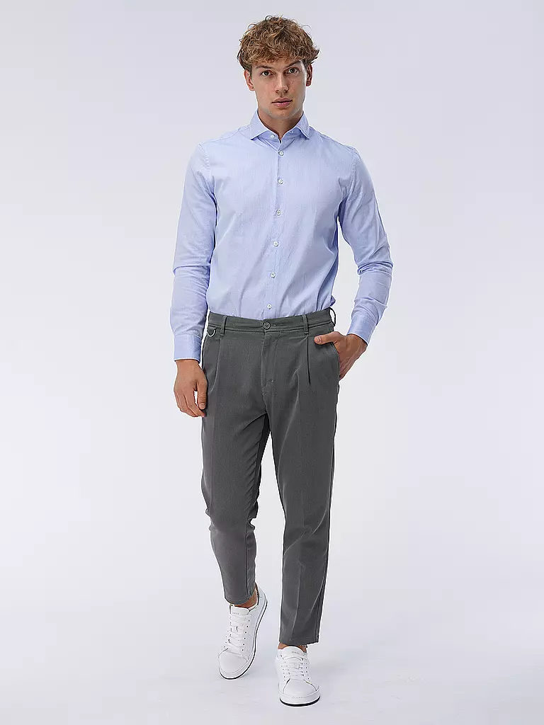 EDWARD COPPER | Hemd Tailored Fit | Blu chiaro