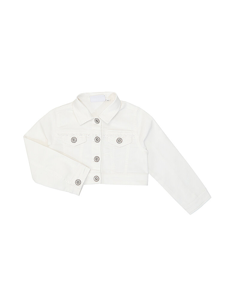 Giacca di jeans da bambina crema 140