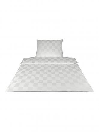 ELEGANTE | Biancheria da letto in damasco " 70x90cm/140x200cm (Bianco)