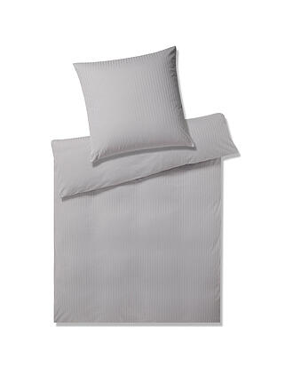 ELEGANTE | Biancheria da letto in jersey SOLID STRIPE 140/200CM Grafite
