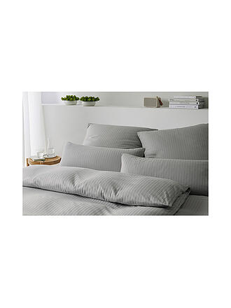 ELEGANTE | Biancheria da letto in jersey SOLID STRIPE 140/200CM Grafite