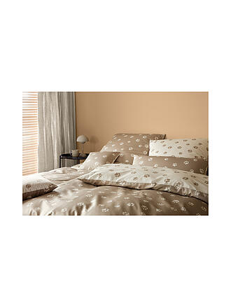 ELEGANTE | Biancheria da letto in raso PAWS 70x90cm/140x200cm Crema