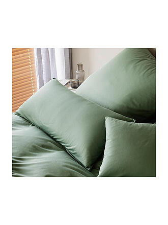 ELEGANTE | Biancheria da letto in jersey 70x90cm / 140x200cm CORD Verde chiaro