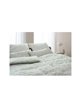ELEGANTE | Biancheria da letto in damasco POPPY 70x90cm/140x200cm Verde pastello