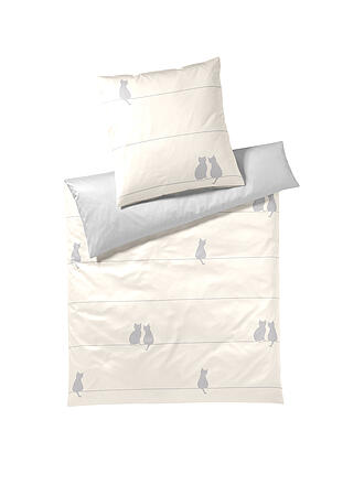 ELEGANTE | Biancheria da letto in raso YOU & ME 70x90/140x200cm Naturale