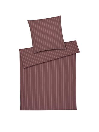 ELEGANTE | Flanella biancheria da letto WINSTON 70x90cm/140x200cm palissandro