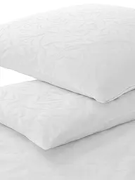 ELEGANTE | Biancheria da letto in damasco MURIEL 70x90cm/140x200cm Naturale | Bianco
