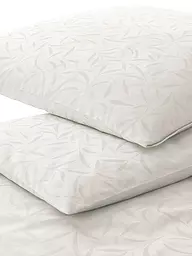 ELEGANTE | Biancheria da letto in damasco MURIEL 70x90cm/140x200cm Naturale | Crema