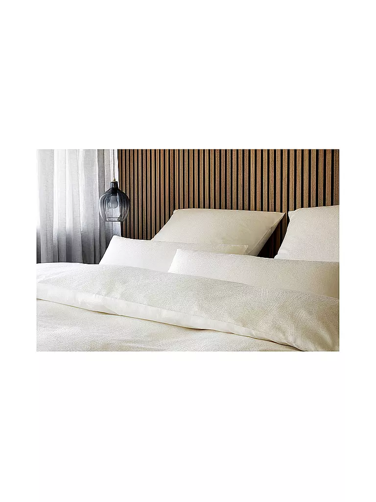 ELEGANTE | Biancheria da letto in damasco PAISLEY 70x90cm/140x200cm Crema | Crema
