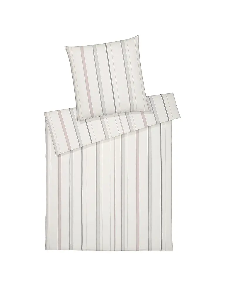 ELEGANTE | Biancheria da letto in flanella EDIMBURGO 70x90cm/140x200cm Crema | Beige