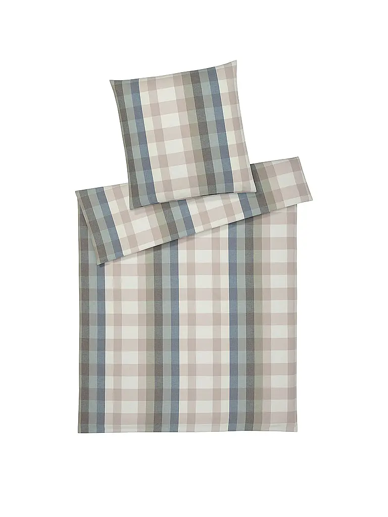 ELEGANTE | Biancheria da letto in flanella GLASGOW 70x90cm/140x200cm Blu | Blu