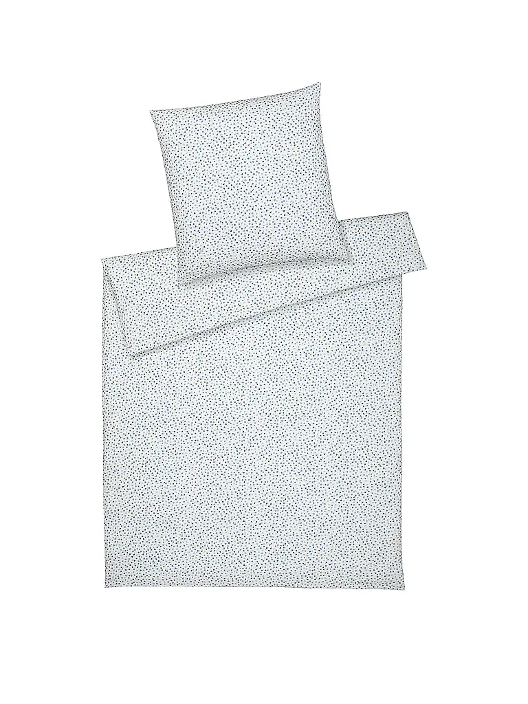 ELEGANTE | Biancheria da letto in flanella PREPPY 70x90cm/140x200cm Blu | Blu chiaro