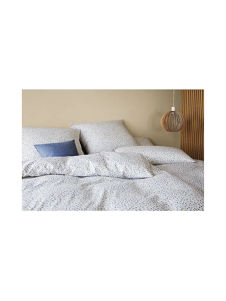 ELEGANTE | Biancheria da letto in flanella PREPPY 70x90cm/140x200cm Blu | Blu chiaro