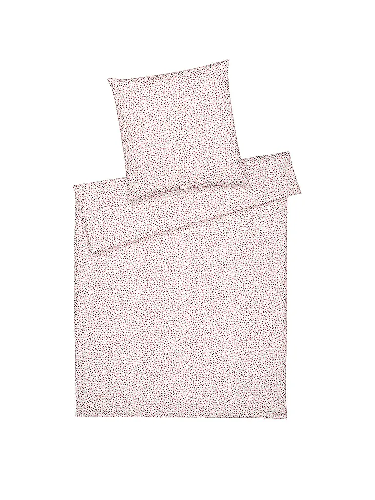 ELEGANTE | Biancheria da letto in flanella PREPPY 70x90cm/140x200cm Rosa | Rosa