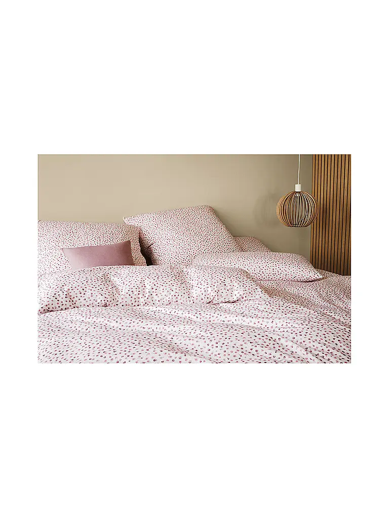 ELEGANTE | Biancheria da letto in flanella PREPPY 70x90cm/140x200cm Rosa | Rosa